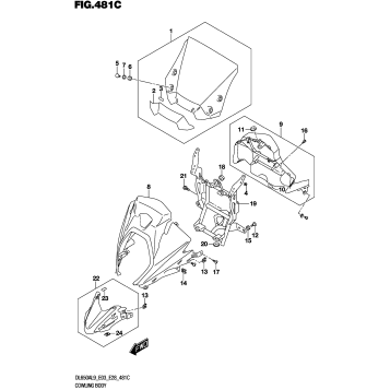 COWLING BODY (DL650XA)
