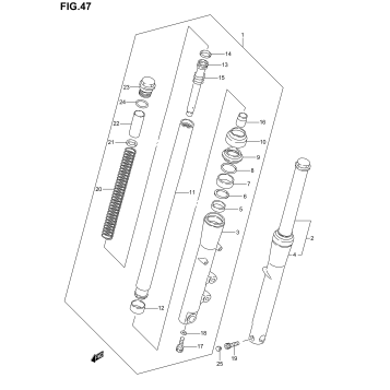 FRONT DAMPER (MODEL K1/K2/K3/K4)