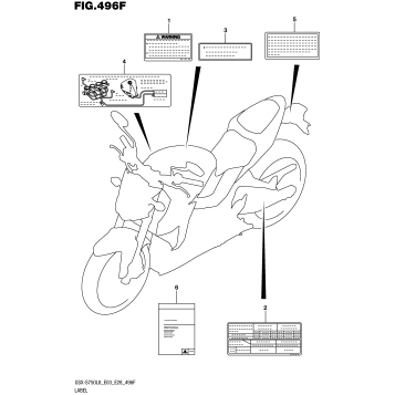 LABEL (GSX-S750AL8 E33)