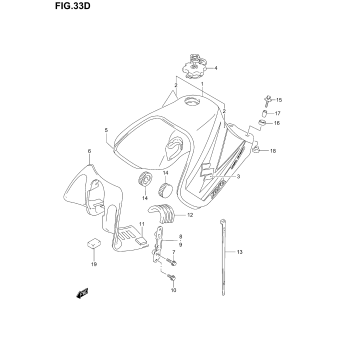 FUEL TANK (MODEL K5)