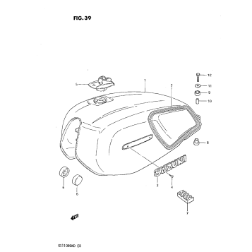 FUEL TANK (GS1100GK2/GKD)