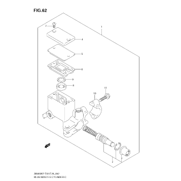 REAR MASTER CYLINDER (MODEL K7)