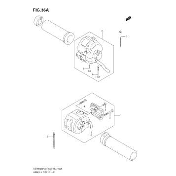 HANDLE SWITCH (VZR1800NK8/NK9)