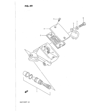 FRONT MASTER CYLINDER (MODEL J)