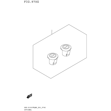 OPTIONAL (SIDE CASE LOCK SET)