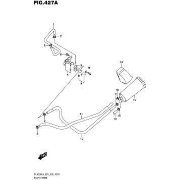 EVAP SYSTEM (DL650AL6 E33)