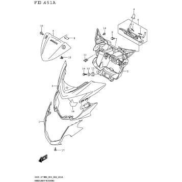 HEADLAMP HOUSING (GSX-S750,GSX-S750A)