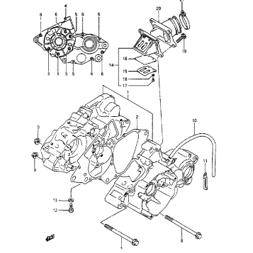 CRANKCASE (MODEL K)