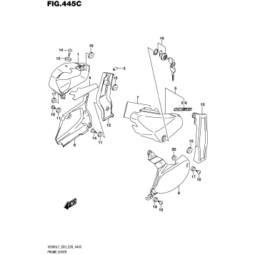 FRAME COVER (VZ800L7 E33)