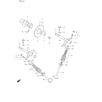 CAM SHAFT - VALVE