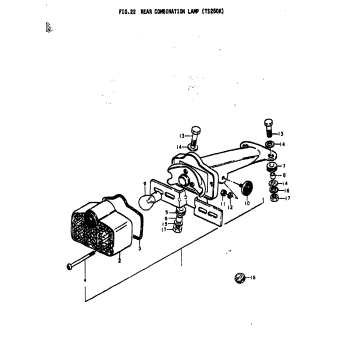 REAR COMBINATION LAMP (TS250K)