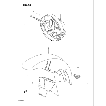 HEADLAMP HOUSING - FRONT FENDER
