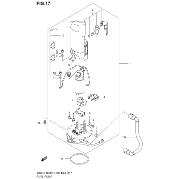 FUEL PUMP (MODEL K1)
