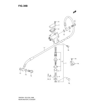 REAR MASTER CYLINDER (MODEL K4)