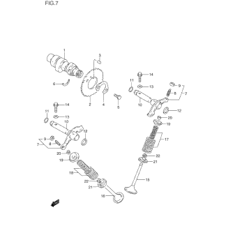 CAM SHAFT - VALVE