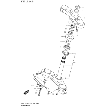 STEERING STEM (GSX-R1000RA)