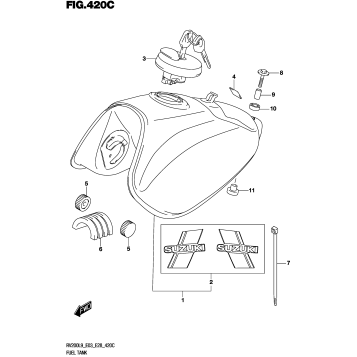 FUEL TANK (RV200L9 E33)