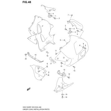 UNDER COWL INSTALLATION PARTS