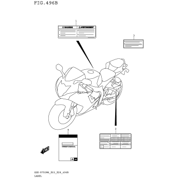 LABEL (GSX-R750M6 E28)