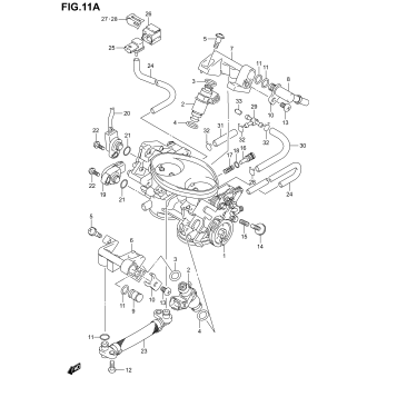 THROTTLE BODY (MODEL K5)