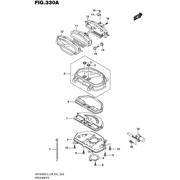 SPEEDOMETER (VZR1800BZL6 E28)