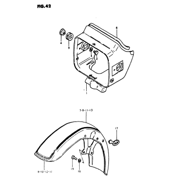 HOUSING HEADLAMP - FRONT FENDER