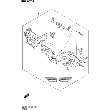 OPTIONAL (DL650A)(SEE NOTE 1) 970F