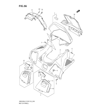 METER PANEL (AN650A L2 E33)