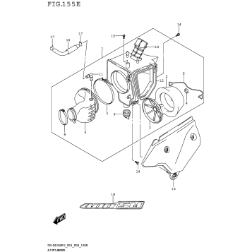 AIR CLEANER (DR-Z400SMM3 E28)