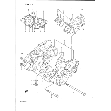 CRANKCASE (MODEL L/M)