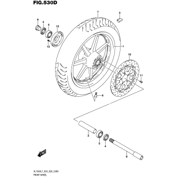 FRONT WHEEL (VL1500BTL7 E28)