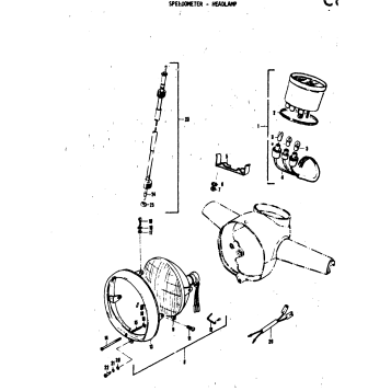 SPEEDOMETER - HEADLAMP