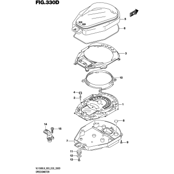 SPEEDOMETER (VL1500TL9 E33)