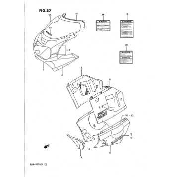 COWLING BODY (MODEL M