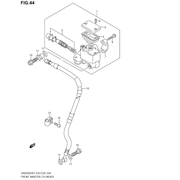 FRONT MASTER CYLINDER