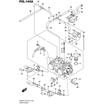 THROTTLE BODY (AN650L6 E33)