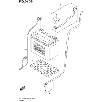 BATTERY (GSX-R750L7 E28)