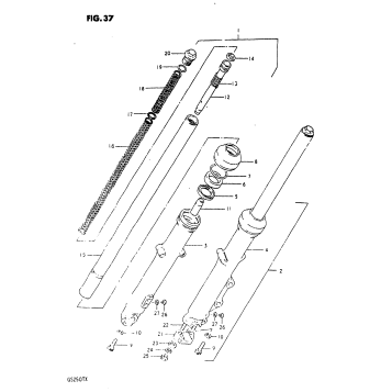 FRONT FORK (GS250TT)