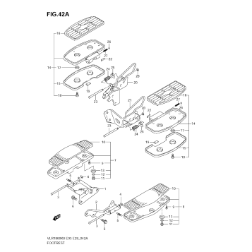 FOOTREST (VLR1800TK9)