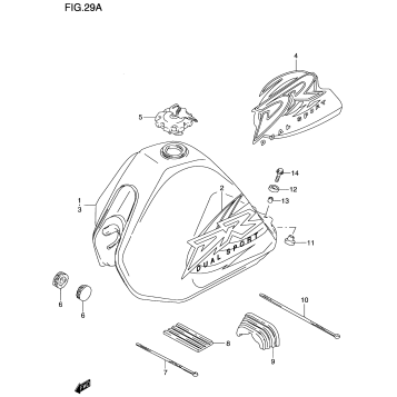 FUEL TANK (MODEL X/Y)