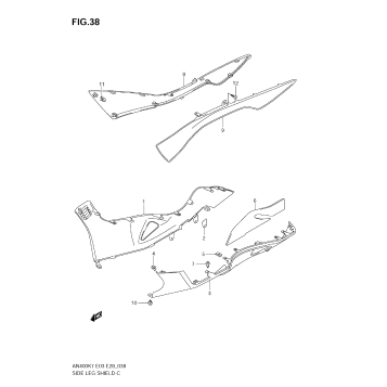 SIDE LEG SHIELD (MODEL K7/K8)