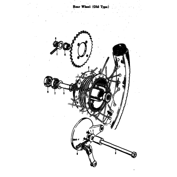 REAR WHEEL (OLD TYPE)