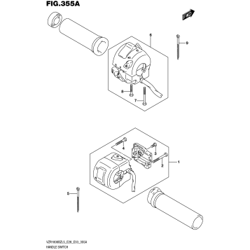 HANDLE SWITCH (VZR1800BZL5 E28)