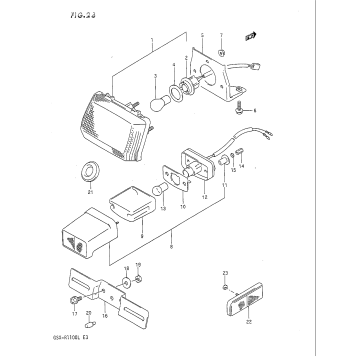 TAIL LAMP - LICENSE LAMP