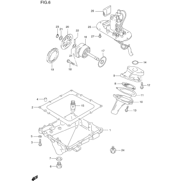 OIL PAN - OIL PUMP - FUEL PUMP