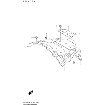REAR FENDER EXTENSION