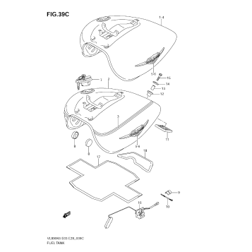 FUEL TANK (MODEL K9)