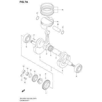 CRANKSHAFT (MODEL K1/K2/K3/K4)