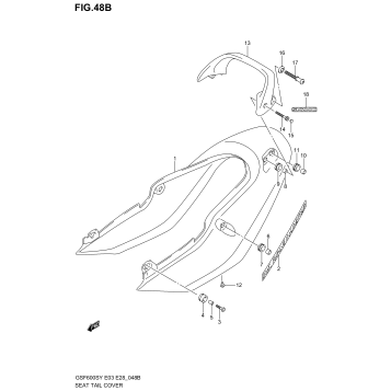 SEAT TAIL COVER (MODEL K2)