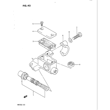 FRONT MASTER CYLINDER (MODEL H/J)